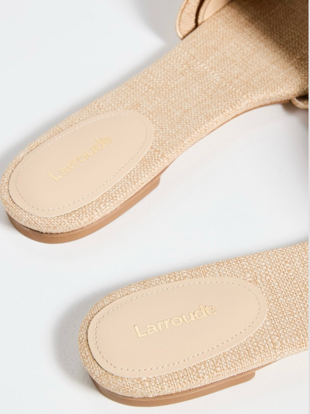 NEW IN BOX Larroude Ivy Ruffle Sandals 7.5 - Picture 4 of 5